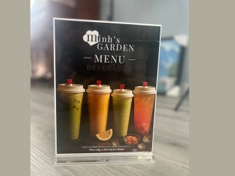 Menu Table Standee